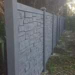 vinyl stonewall fence