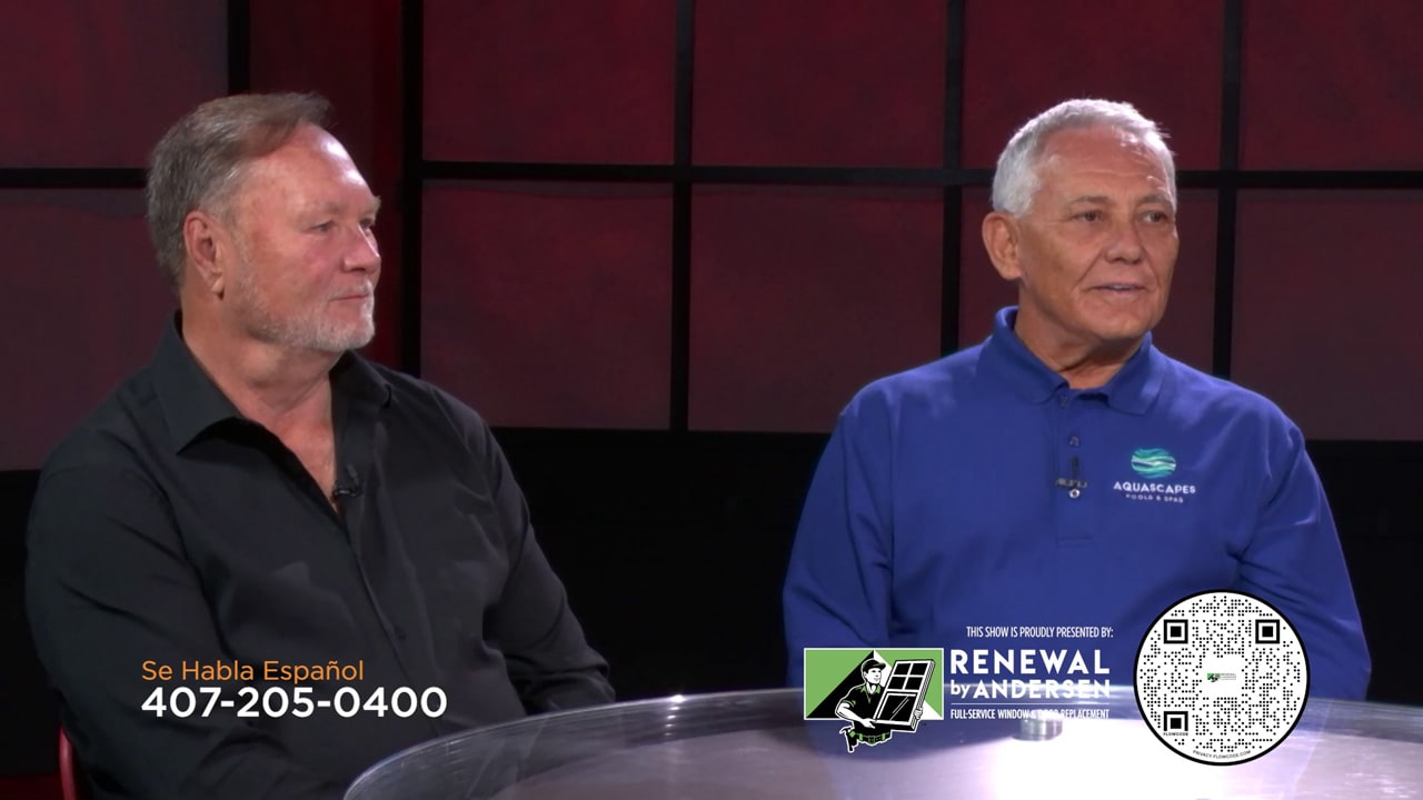 Mike Newberry and David Martineaux from Aquascapes are interviewed on the program You Have Real Estate