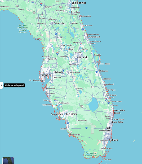 map of Florida